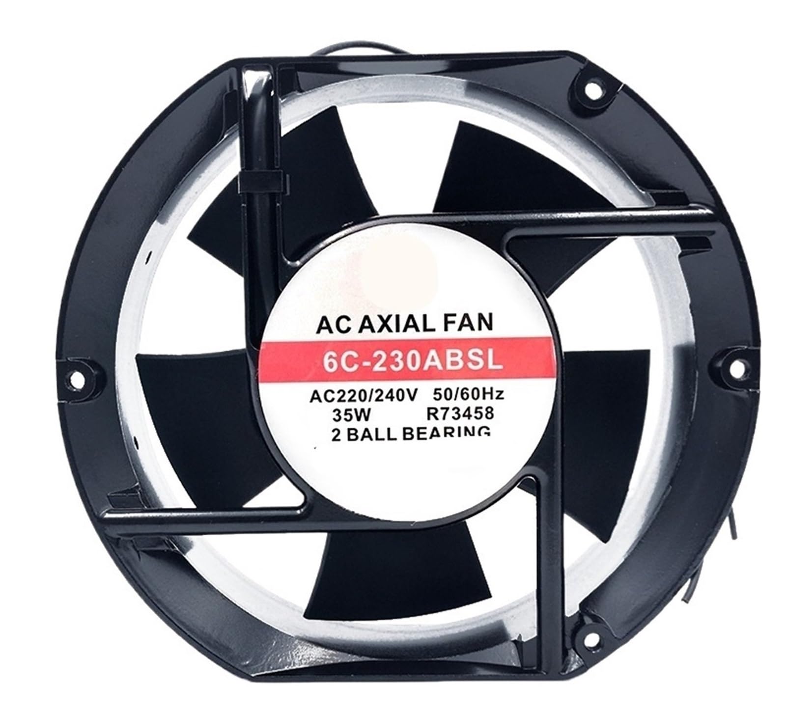 CXDFRSER 6C-230ABSL Cooling Fan AC 220V/240V 35W 50/60HZ 17251 17CM 172 * 150 * 51mm 2 Wires