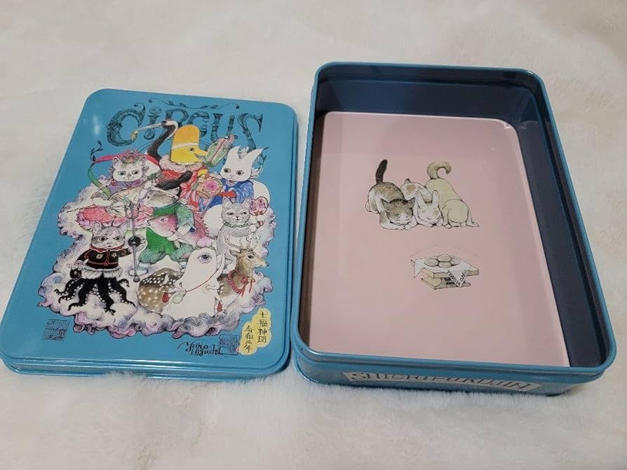 Amazon.co.jp: ヒグチユウコ CIRCUS展 博多限定 博多通りもん 缶
