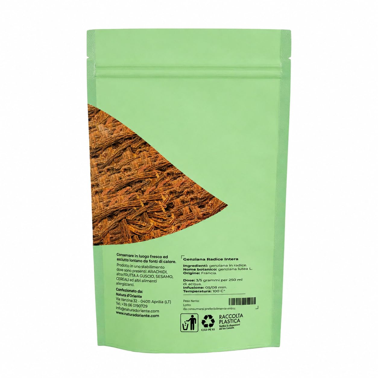 Natura d'Oriente Gentiane Des Racines Entières 200 g
