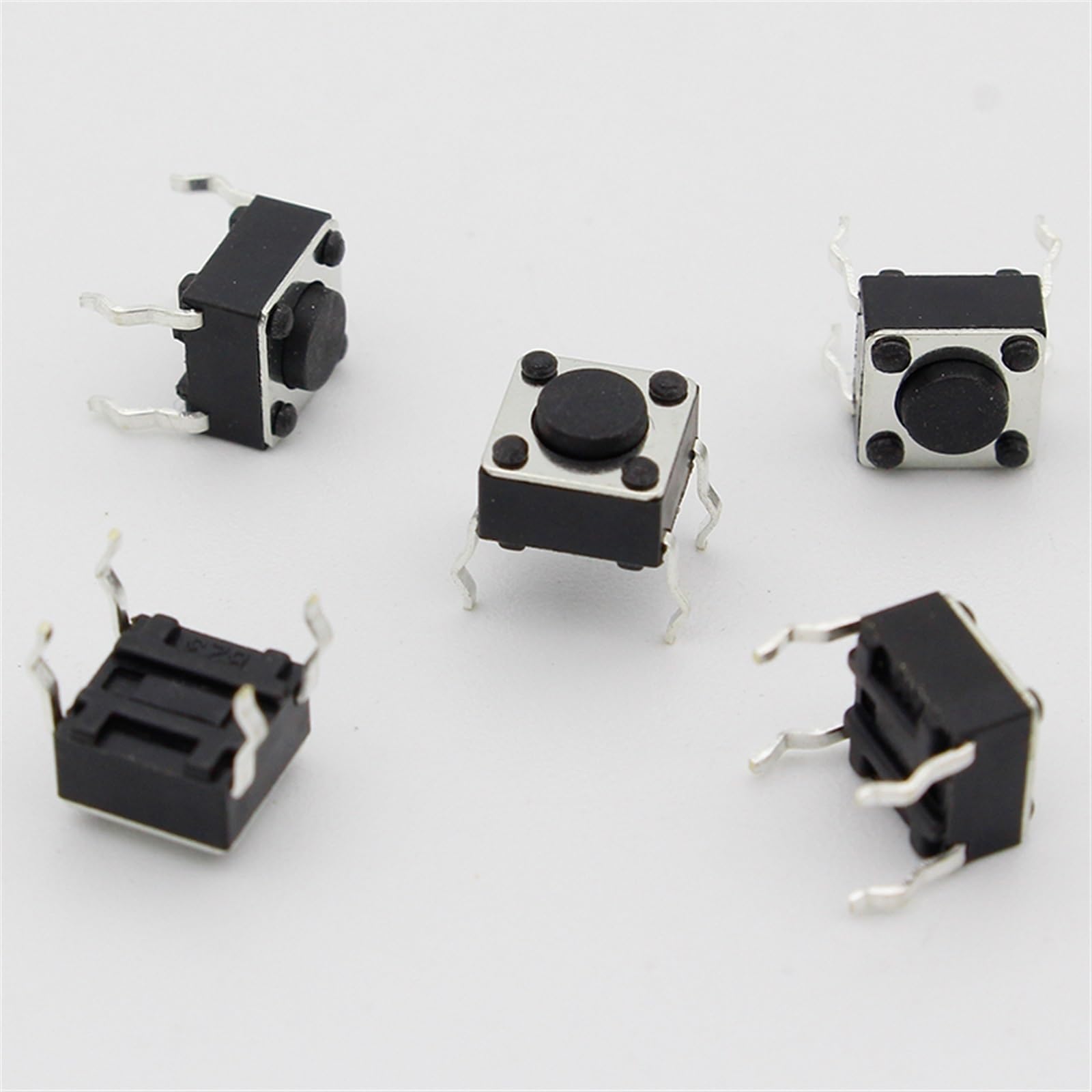 Micro interrupteur 6x6x4.3mm bouton poussoir tactile 4PIN DIP pour circuit