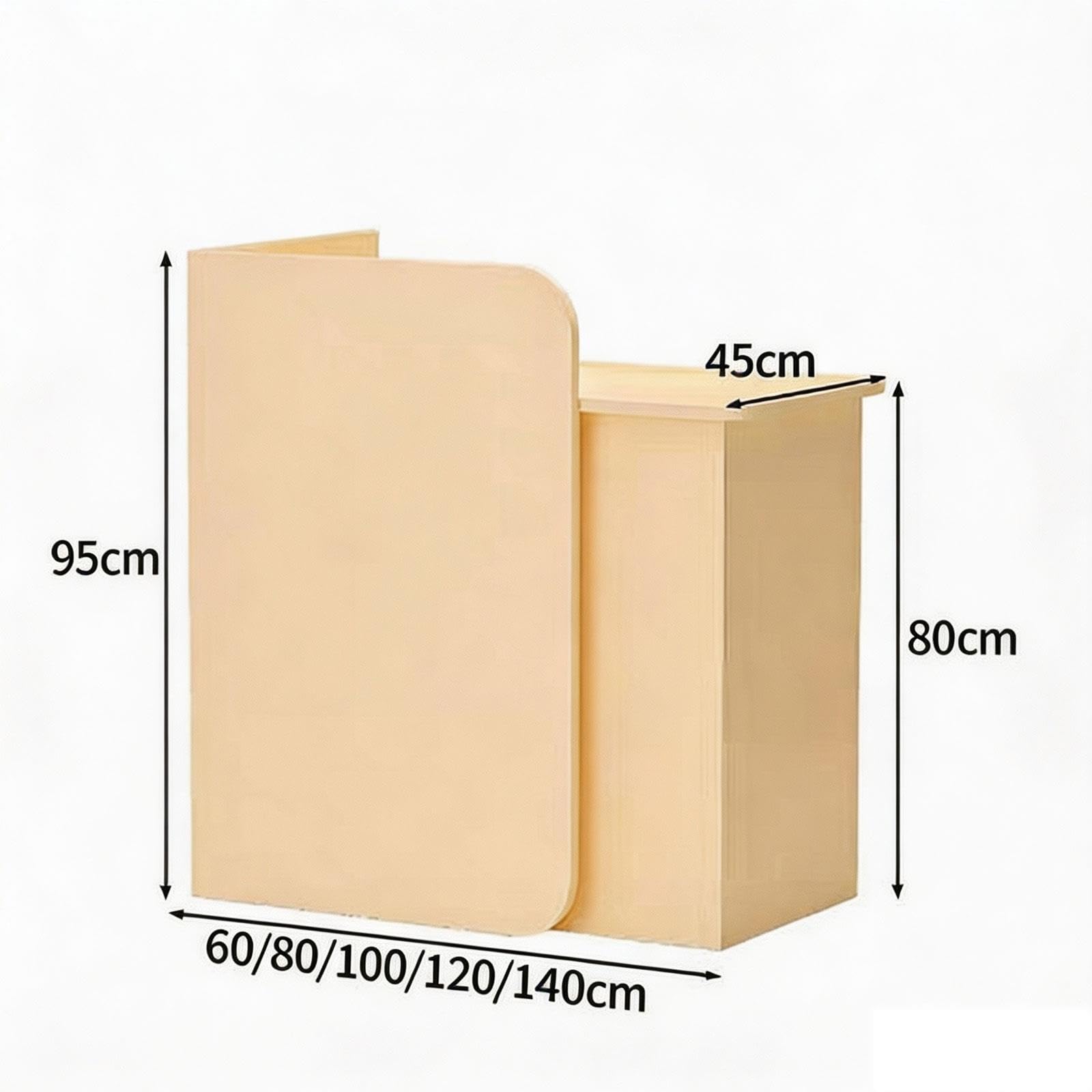 Comptoir Avec Compartiment De Rangement Ouvert Pour Salon, Hôtel, Bureau