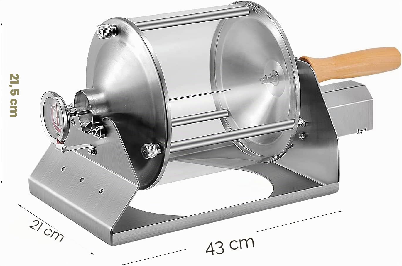 Machine à torréfier les grains de café et les noix Capacité de 500 grammes
