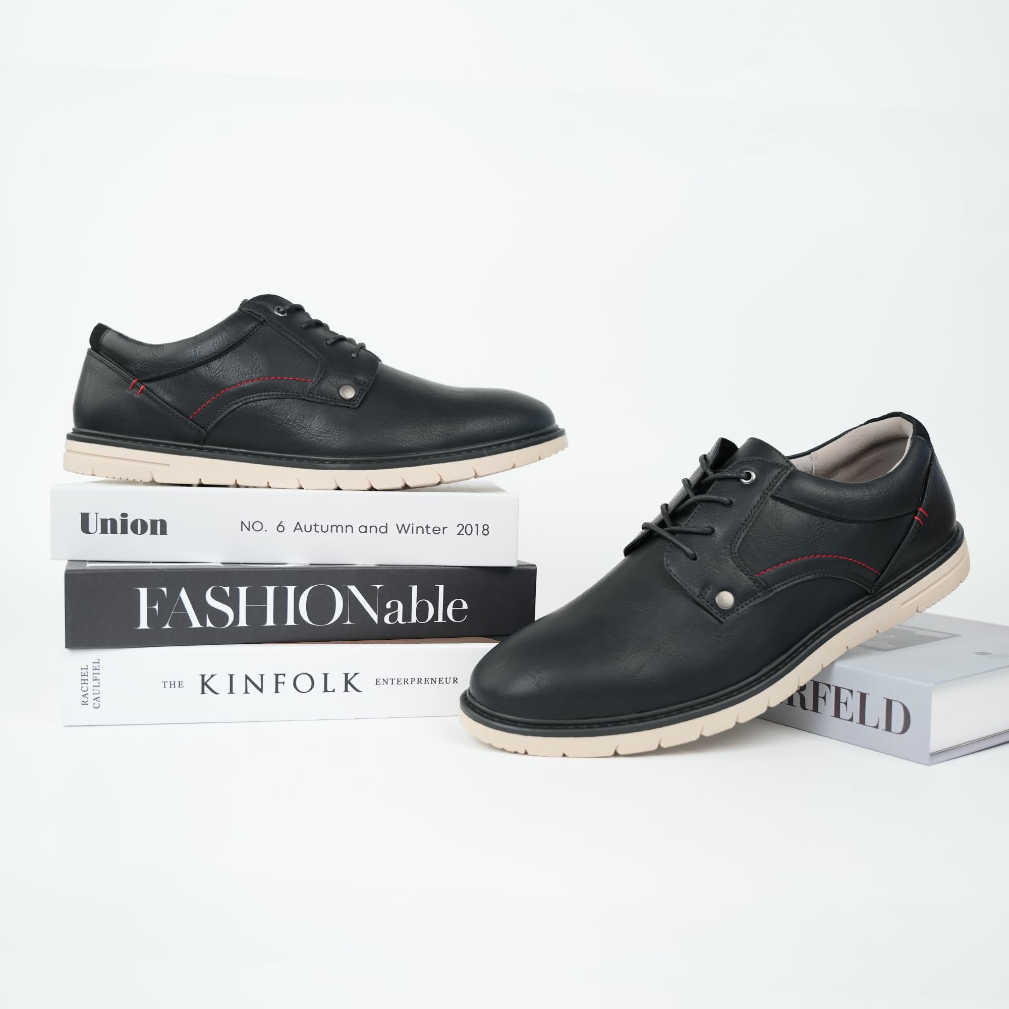 Hawkwell Zapatos Oxford Casuales de Tallas Grandes para Hombre, Zapatillas de Vestir Cómodas y de Negocios Tallas EU 45 46 47 48 49 50 51 52