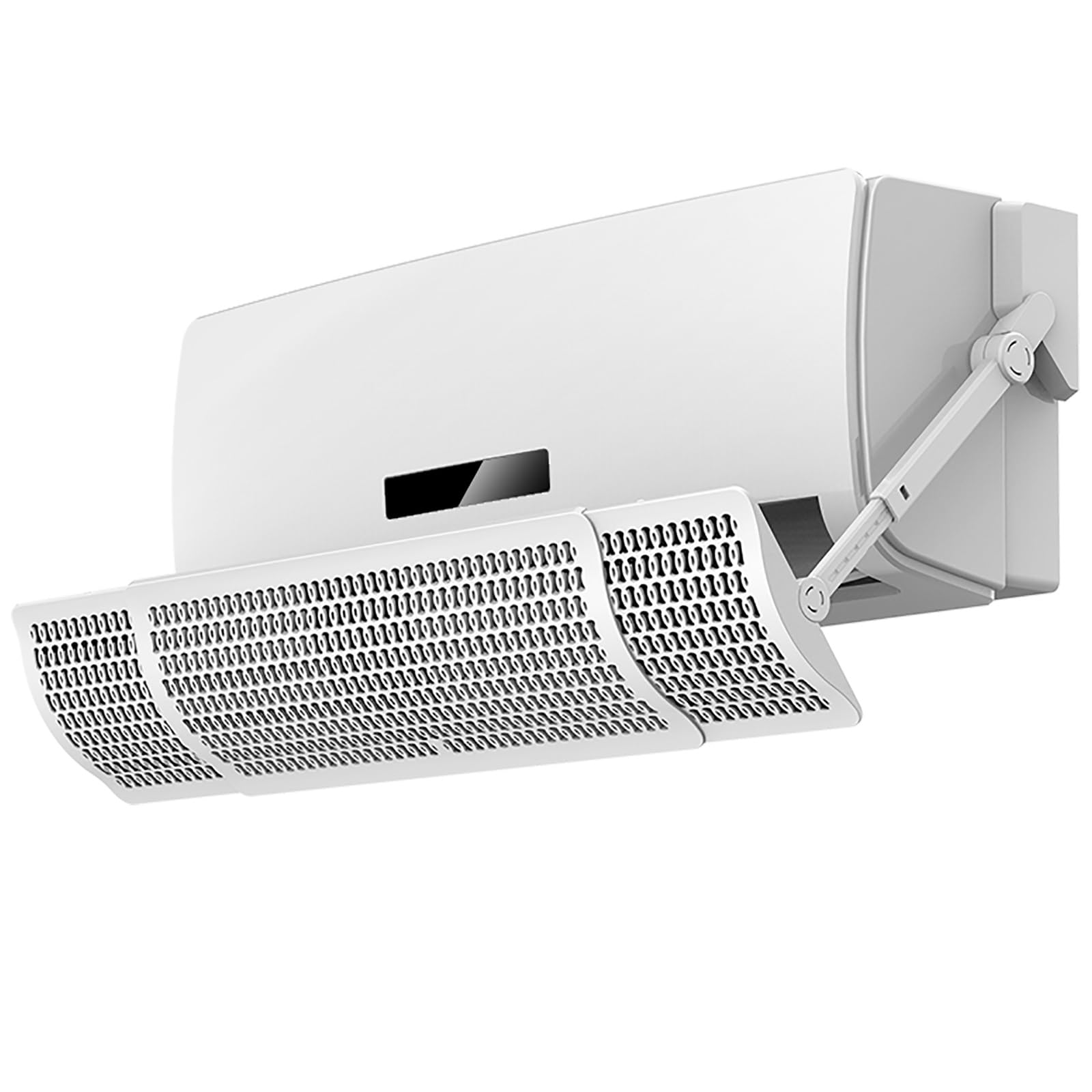 Deflettore Condizionatore Universale Anti-Soffio Diretto Stile Laterale con Attacco a Parete Deflettore Aria Condizionata Telescopico Deviatore per Bocchette di Ventilazione