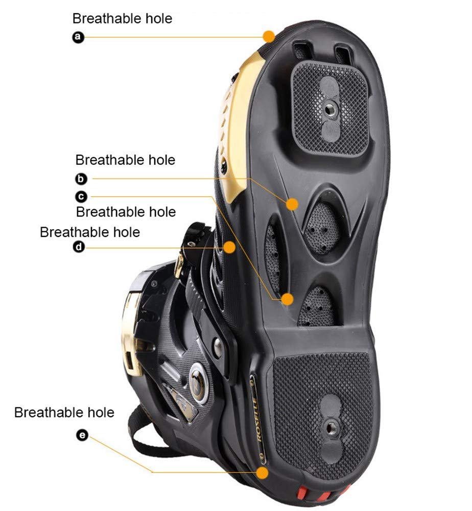 Pattini in Linea Carbonio Rollerblade Professionale Speed Skating Uomo Donna 41