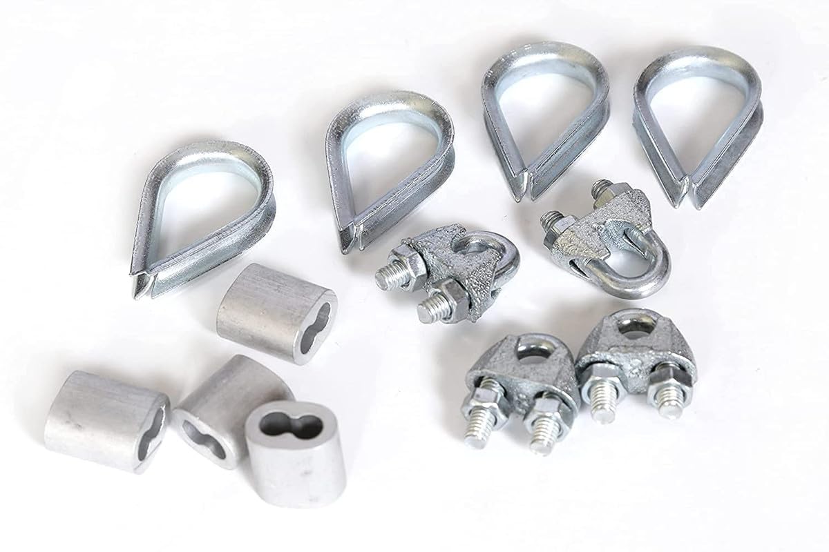 Hanzu Sports Gym Machine Wire Sefty Eye Lock/U Lock/Ferrule Lock Pieces Stainless Steel(4-U Lock / 4-Eye Lock / 4-Ferrule Lock) (B0CK8HMW25) Amazon Price History, Amazon Price Tracker