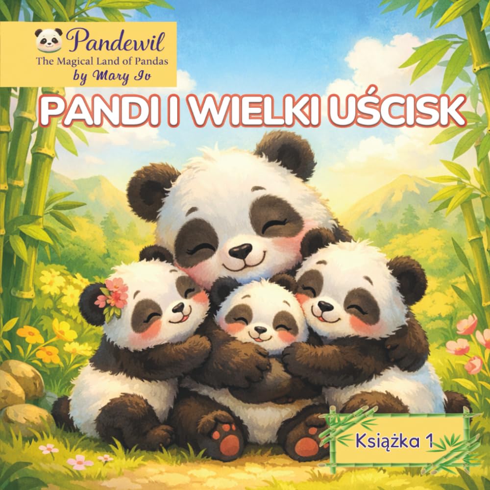Pandi i Wielki Uścisk: Ciepła bajka na dobranoc o życzliwości, rodzinie i mocy przytulenia dla dzieci 3–7 lat