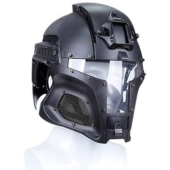 Amazon.co.jp: コスプレ エアソフト フルフェイス ヘルメット