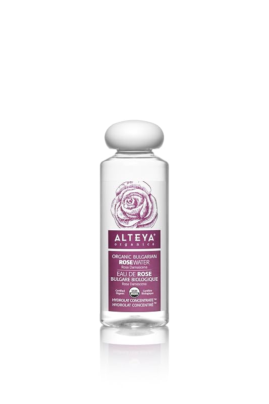 Alteya Organics Tônico facial de água de rosas Rosa Damascena, 250 mL