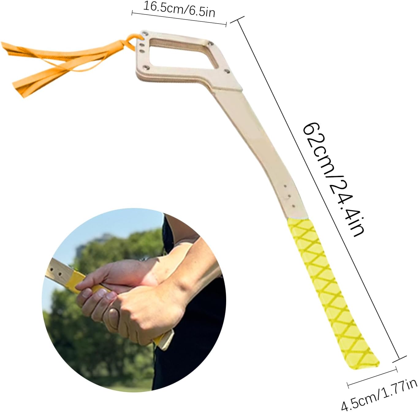ゴルフ練習器具 - 軽量ゴルフスイング補助具 - 位置調整機能付き 矯正ツール 初心者や男女兼用 ダッド向け練習