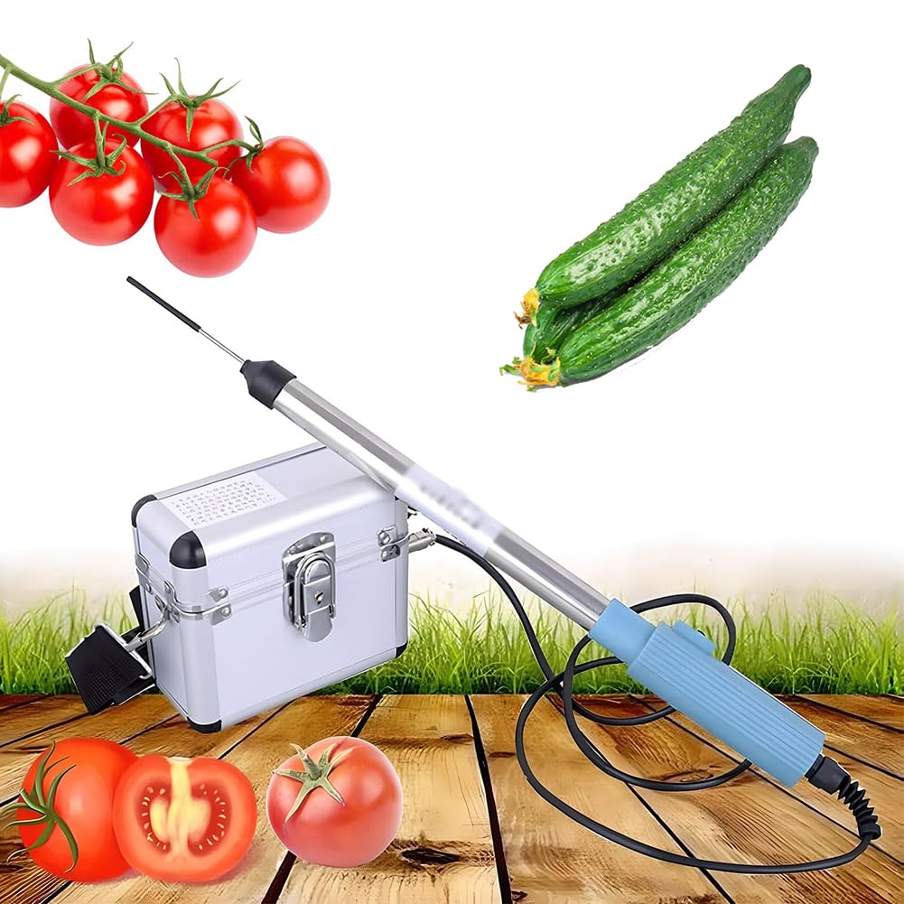 YXYLJOZ Electric Tomato & Vegetable Pollinator Sprayer, 4800RPM, Efficient Tool for Greenhouse Pollination of Strawberries, Tomatoes, Peppers and More