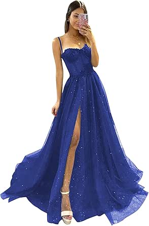 Vestido Maxi De Satén De Seda Negro, Varios Colores, Largo Extra Largo, Tirantes Finos Ajustables, Escote En V Profundo Sedoso Con Abertura En La Pierna Y Corte Al Bies. - España