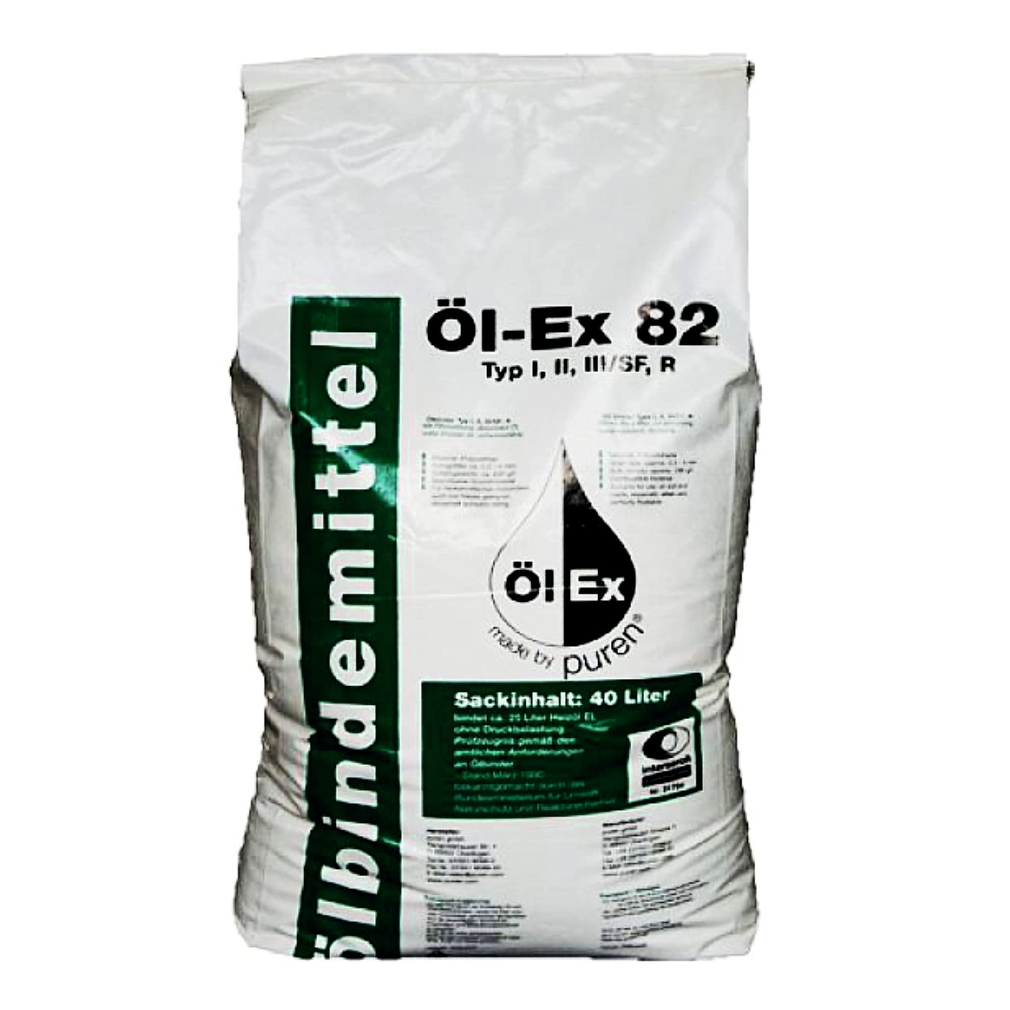 ÖL-EX 82 Öl- und Chemikalienbinder Typ I, II+III/SF,R/Sack a 10 kg
