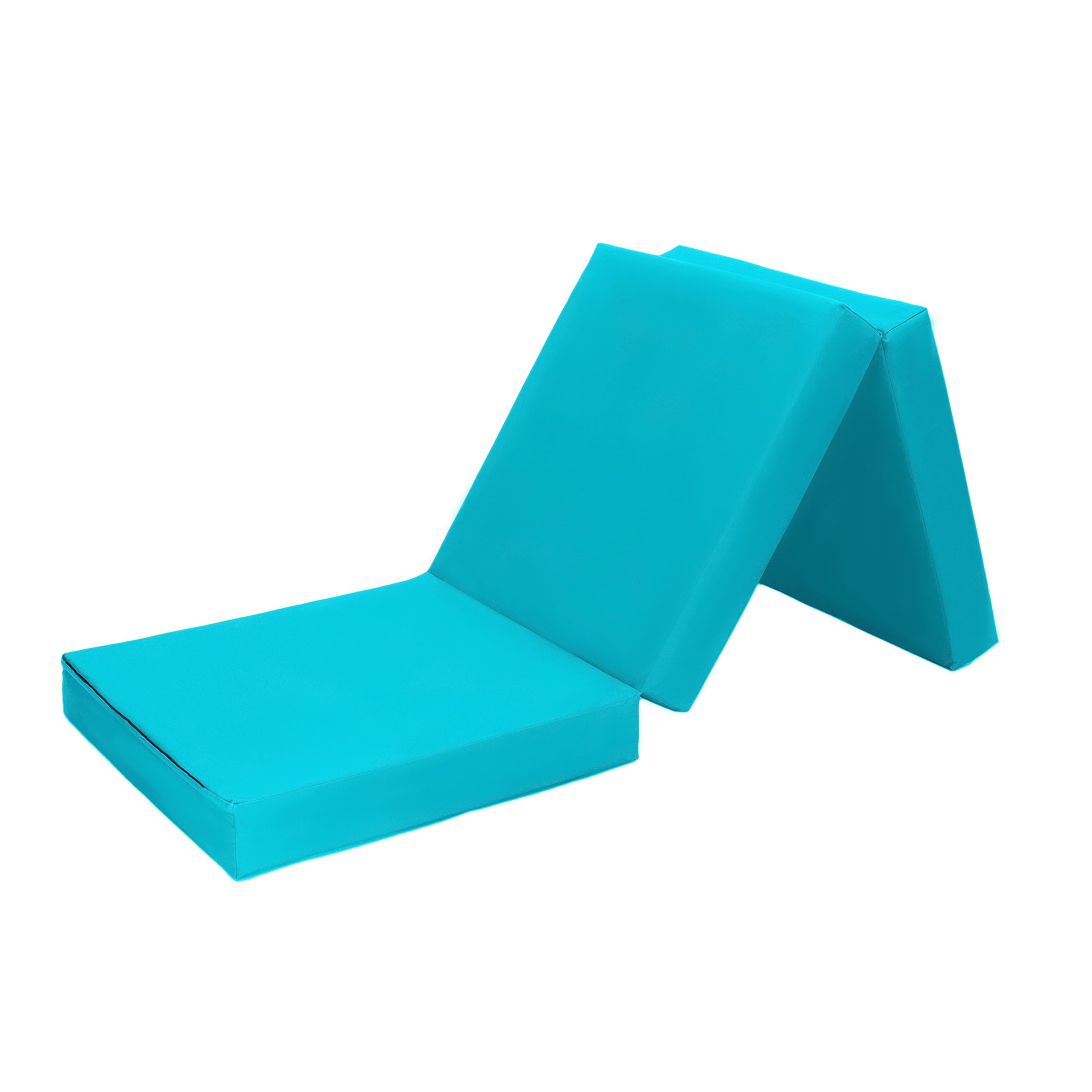 Ready Steady Bed - Materasso pieghevole singolo a Z | Letto a Z pieghevole resistente all'acqua | Materasso per bambini e ospiti per soggiorno e camera da letto | Pouf futon comodo | Divano sedia