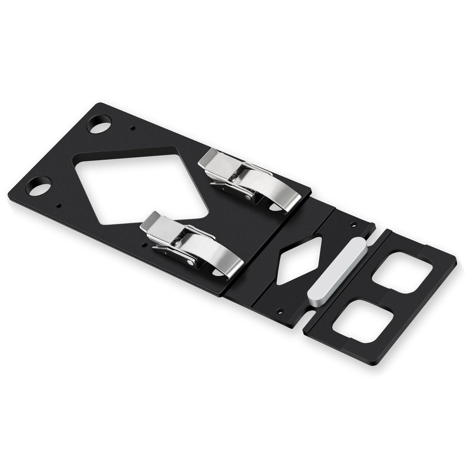 Tsophreniq Black Universally 90°Track Sawing Guide Rails Reinforced Base Plate Seamlessly Compatibility For Woodworking Projects Power Tool Degree Angles Guide Rails