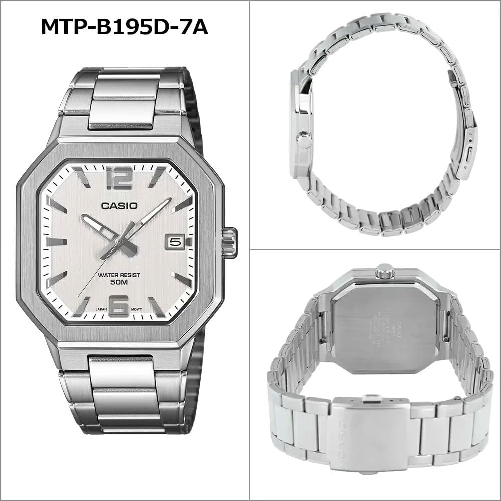 Amazon | CASIO 腕時計 STANDARD MTP-B195 ユニセックス メンズ