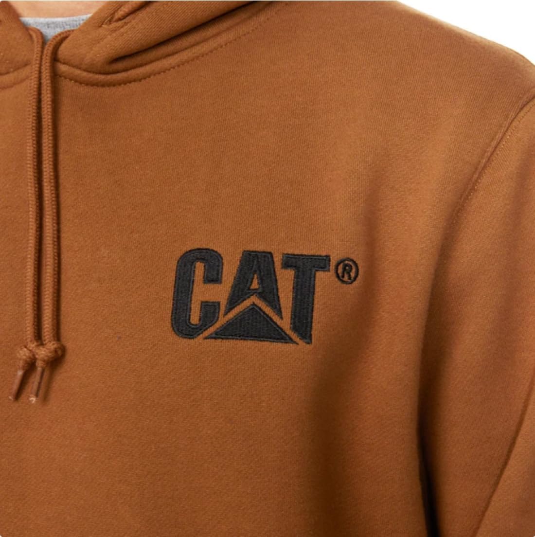CAT Caterpillar Men's Trademark Hoodies with Embroidered Front Logo