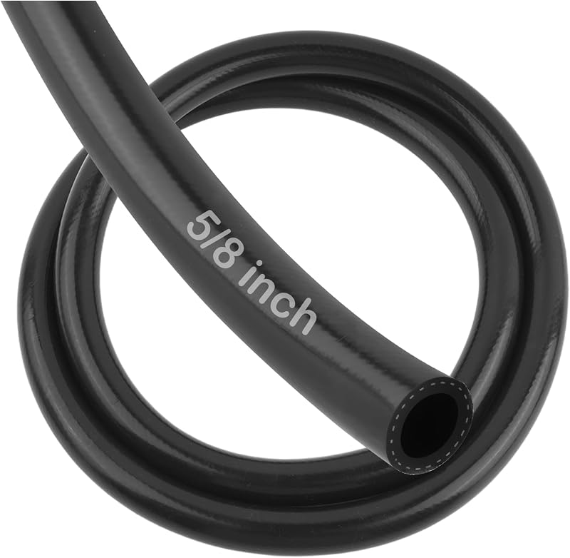 5Ft 5/8" Heater Hose for Cars,Silicone Car Coolant Hose for Transferring Water/Air,Straight & Cuttable Car Radiator Hoses Vehicle Accessories Working Pressure 250PSI (5/8In 5Ft)