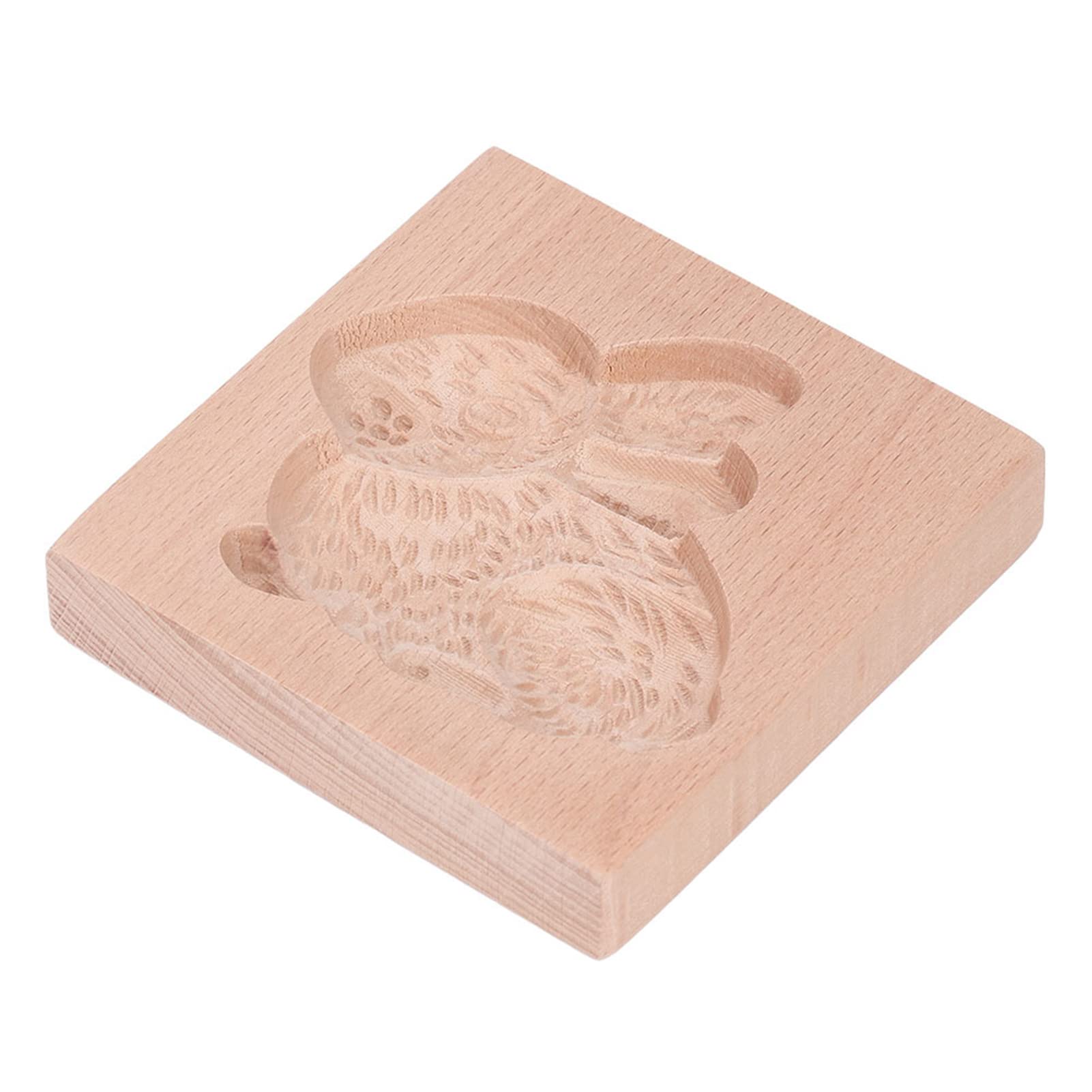 Keksausstecher, Keksformen aus Holz, Kekse, Kochzubehör, Keksform, Buchenholz, wiederverwendbar, waschbar, Kekspresse, Stempel for Backen in der Küche