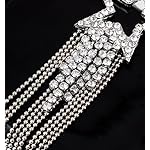 Women’s Tassel Earrings Star Ear Stud Pave Crystal Dangle Earrings Boho Waterfall Beaded Fringe Drop Earring - Image 4