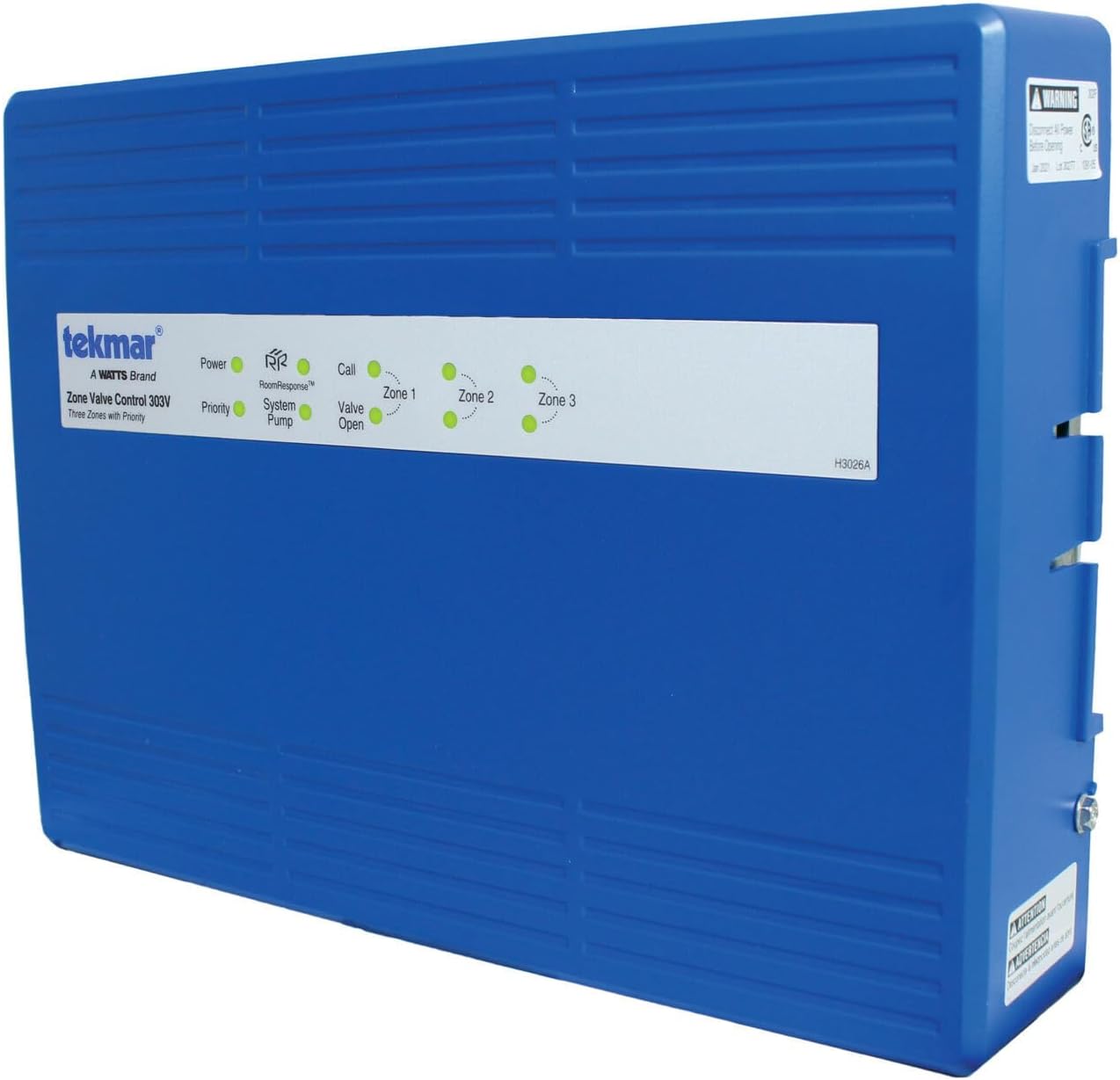 tekmar Zone Valve Control 303V | Connects up to 3 thermostatsand & operates zone valves to provide heating to a zoned hydronic heating system | Compatible with 2, 3 & 4-wire zone valves 4 61SD5h JrQL. AC SL1366