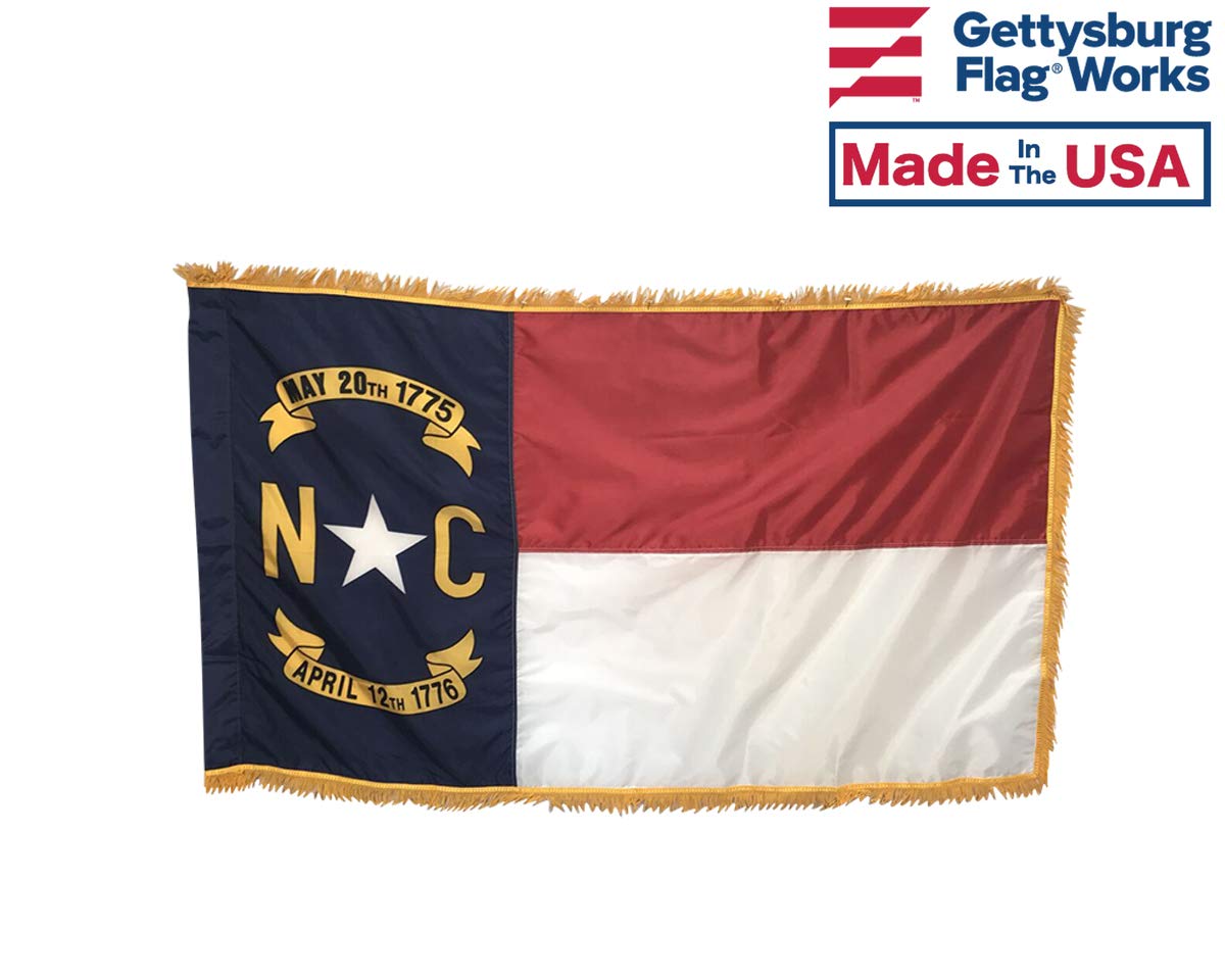 3X5 North Carolina Republic May 20 1775-1861 EMBROIDERED Cotton Flag Banner - Foto 11