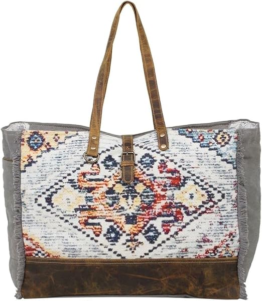 review Myra Bag Dreamy Affair Weekender Grey Multi