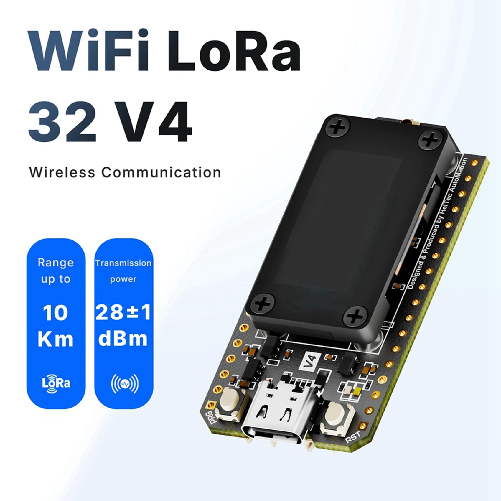 2 x LoRa 32 V4 Mesh tastic SX1262 0,96 OLED sieć Dev-Board Mesh Sieć Wi-fi LoRa BLE Low Power