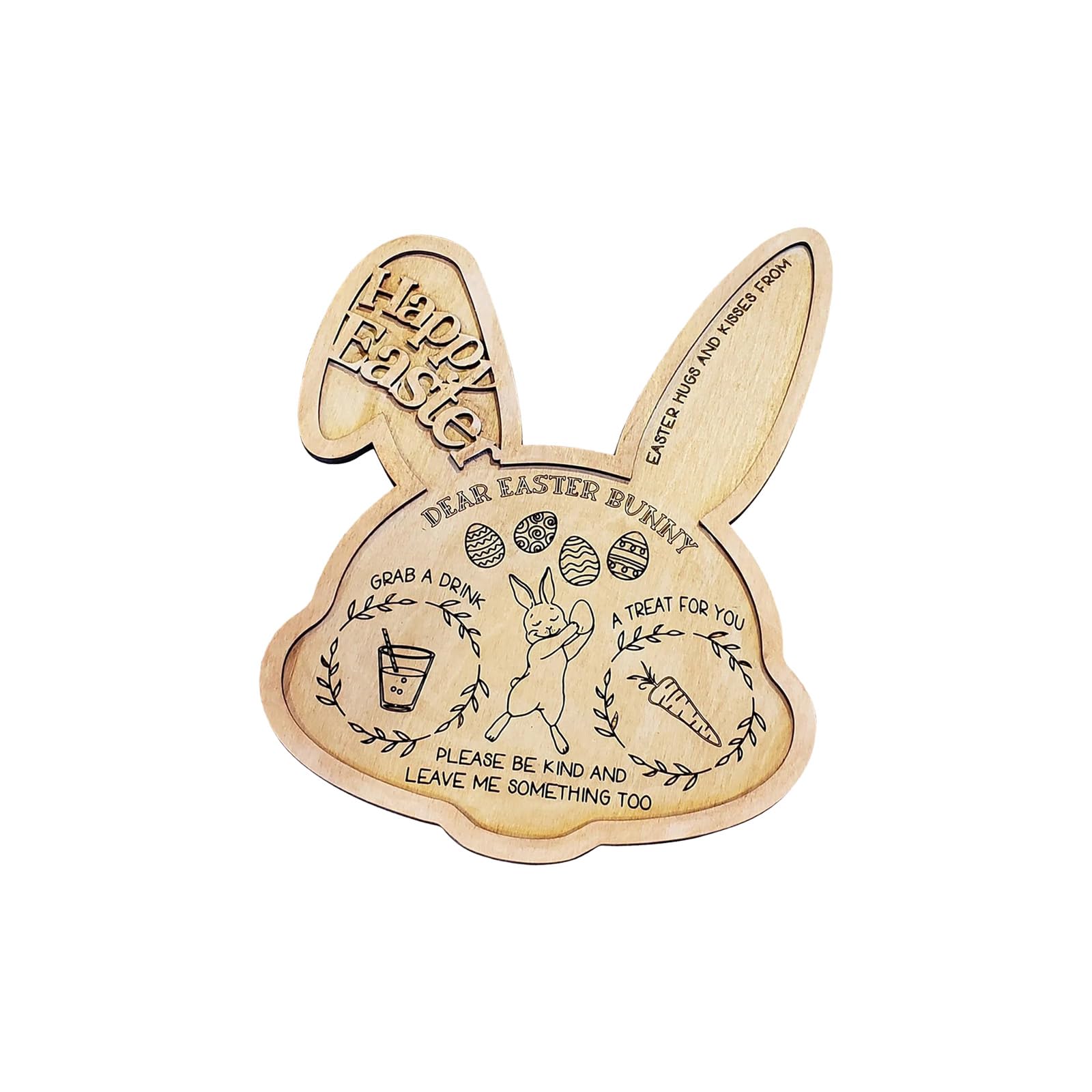 Party Wooden Charcuterie Box Fillable Rabbits Serving Tray Tabletop Decors Wood Serving Platters and Tray Wooden Rabbits