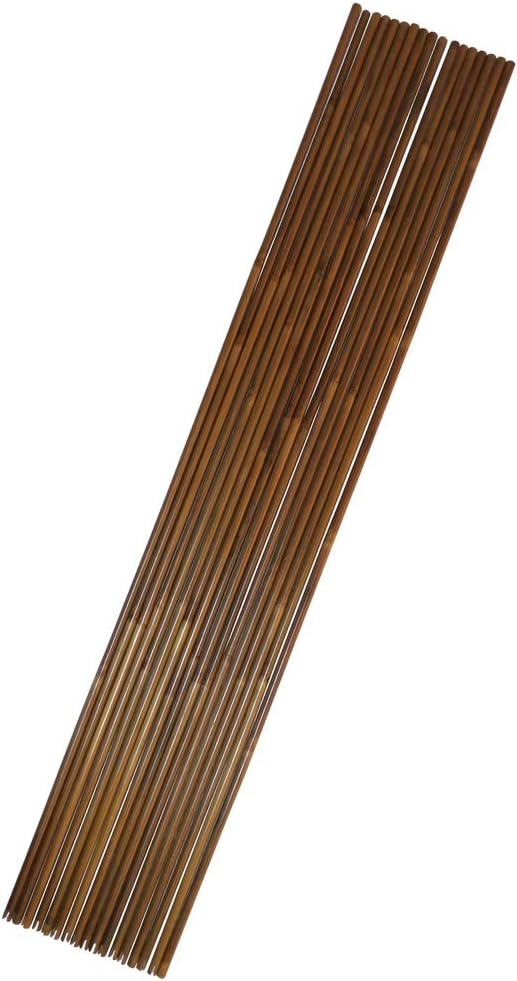 Oulay 12pcs Bamboo Arrow Shafts with Self-nock 33"/from 45-50#