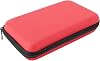 Generic New 3DS XL用ゲームスロットインナーポケット付きゲームコンソールポータブルハードシェルケース、愛好家のための 保護、旅行に最適 赤