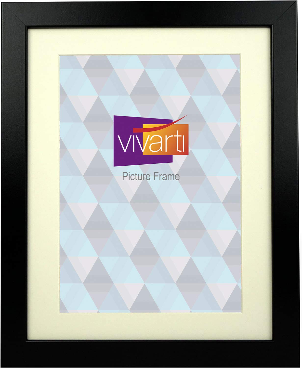 Vivarti Matt Black Picture Photo Frame 14" X 11" With Mount (Aperture A4)