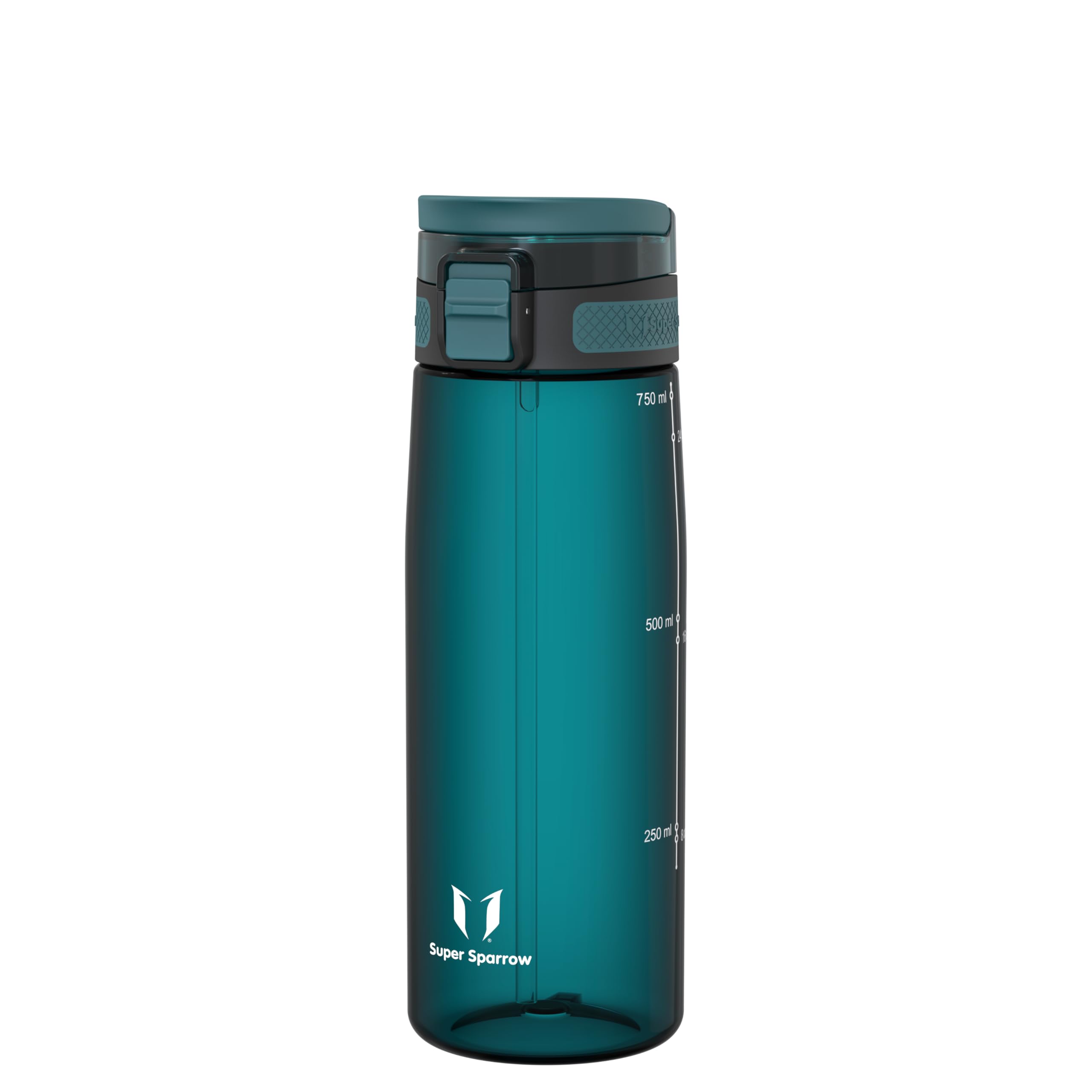Super Sparrow Borraccia - TouchSip Sportiva Bottiglia - 500ml/750ml/1L - Tritan Senza BPA, a Prova di Perdite - Borracce con Cannuccia Ideale per Scuola e Sport
