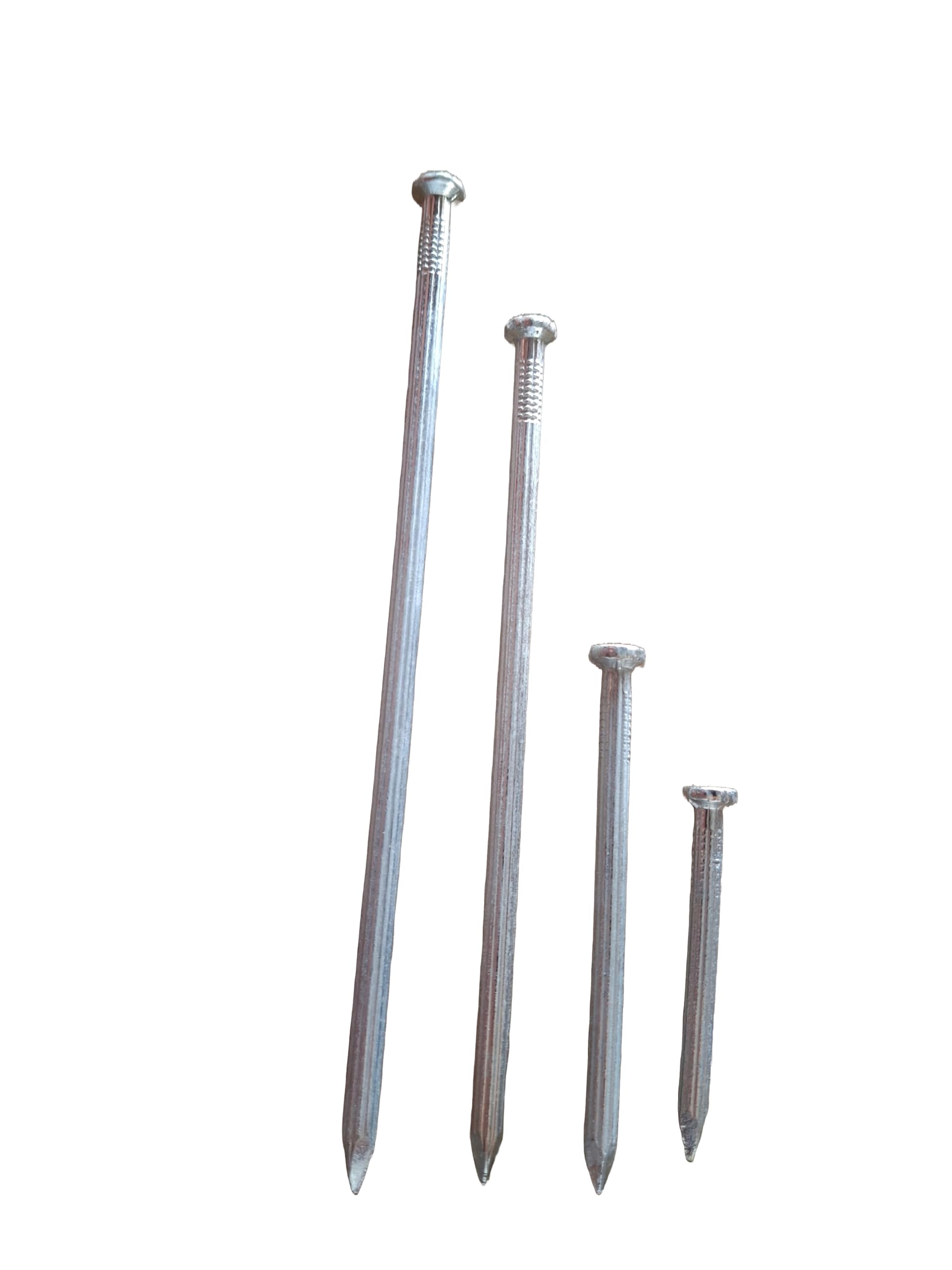 Galvanized Hard Steel Concrete Nails, (6" INCHES, 1, Kilograms)-image-11