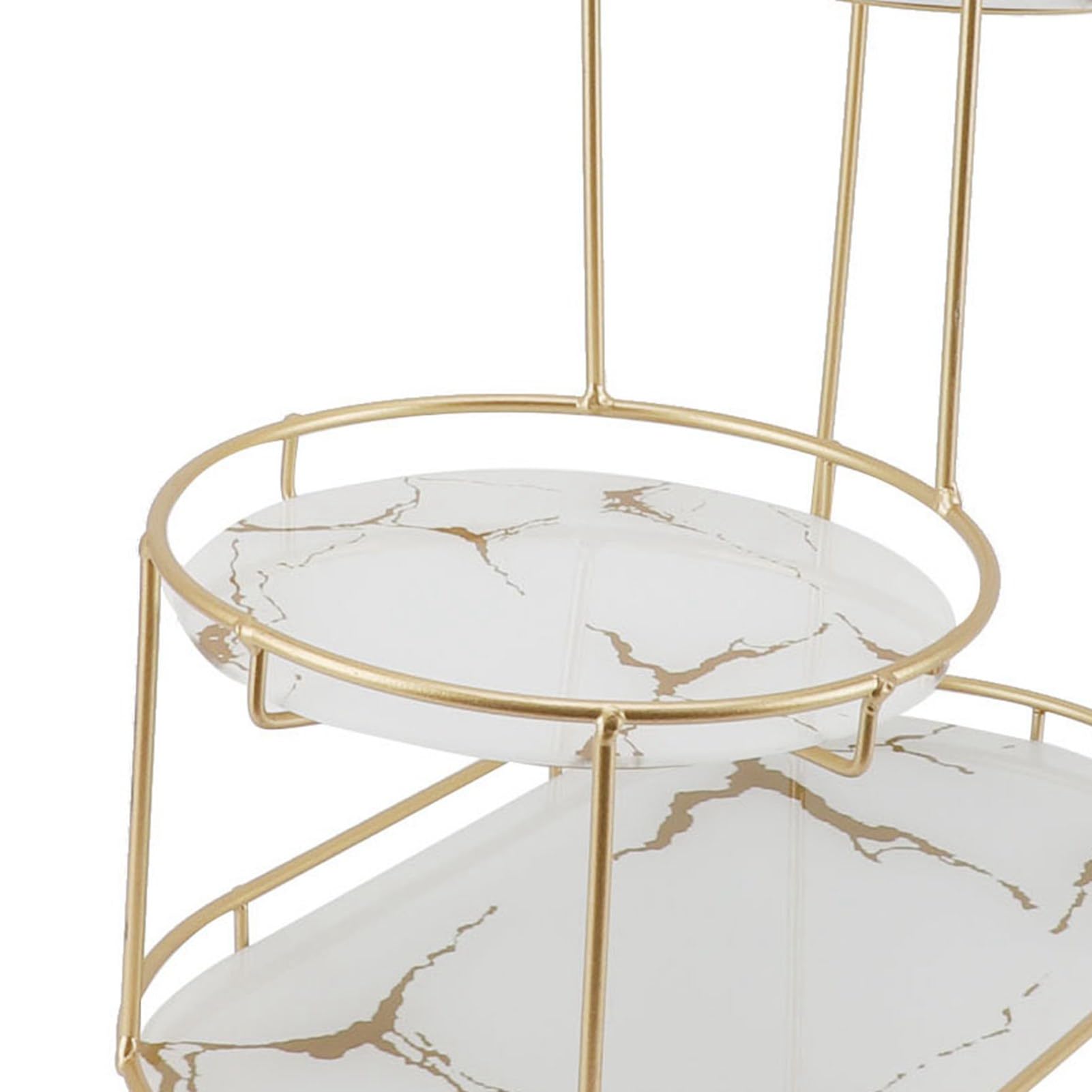 Generic Organizer na półkę na Kosmetyki Stylowy, Praktyczny Stojak Kosmetyki do Pielęgnacji Skóry do łazienki Nowoczesny, Minimalistyczny Design (biała podstawa)