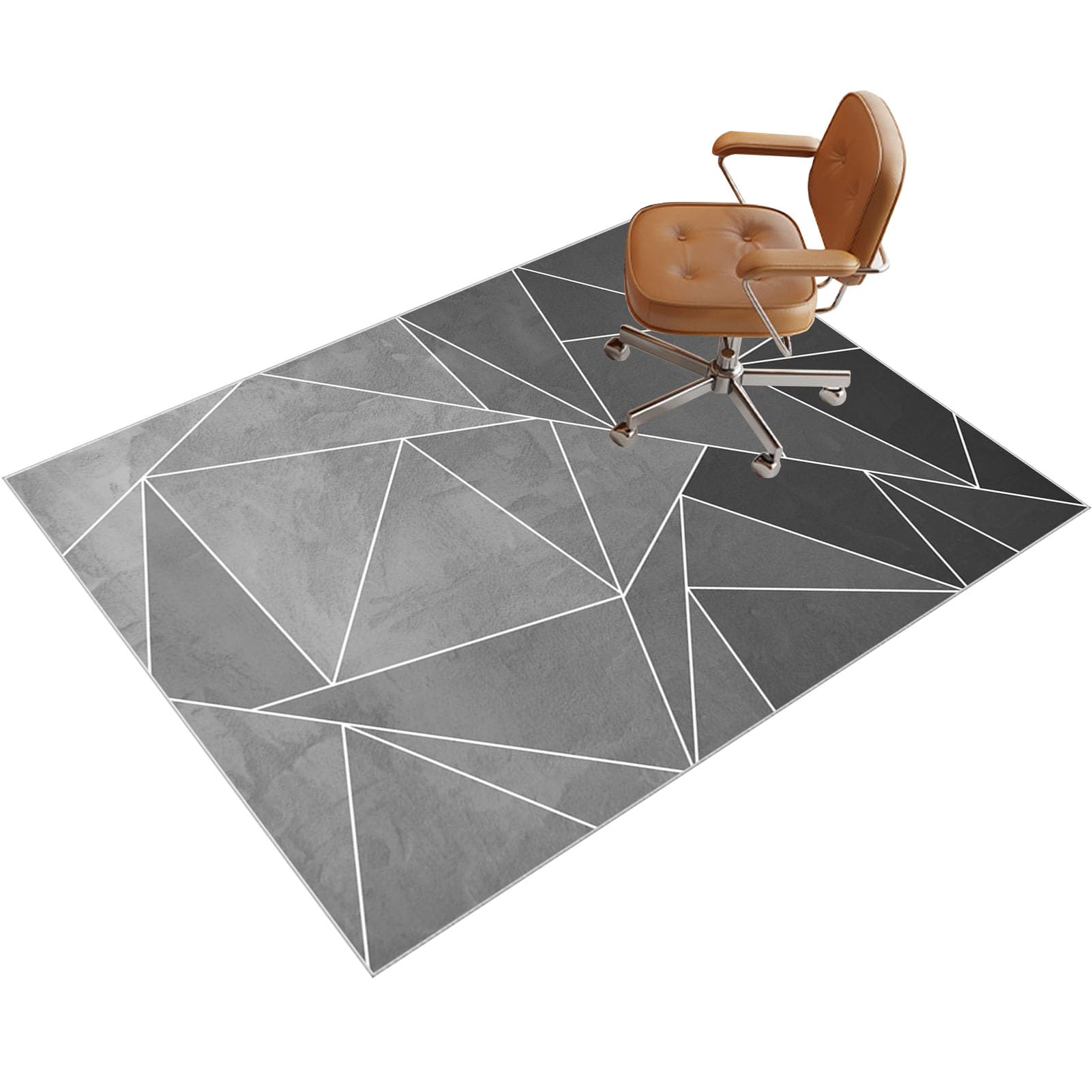 Lzrexnvofxg 01340A Heavy Duty Office Chair Mats For Carpeted And Hardwood Floor 70 X 80 Cm Gaming Chair Mat Floor Protector Mat Anti-Slip Floor Mat For Office Chair Carpet Protector Chair Mat For Home And Office