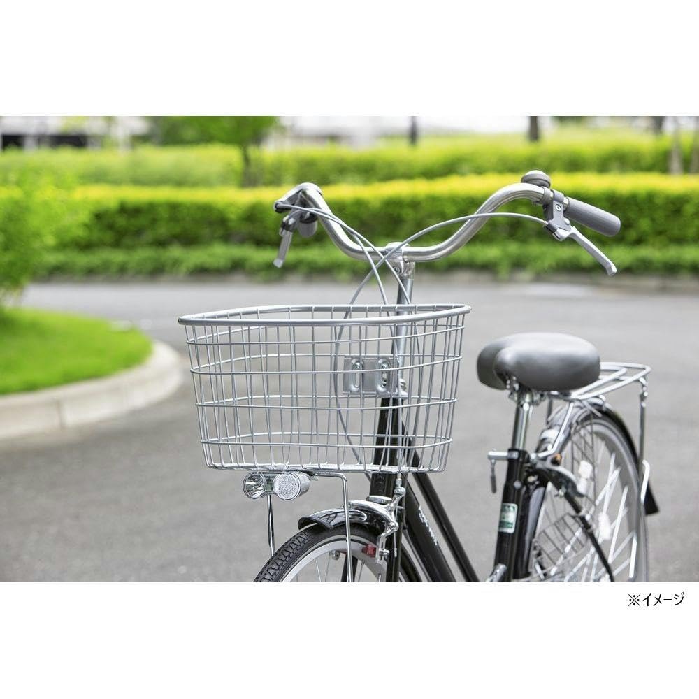 Amazon | カインズ(CAINZ) 自転車用バスケット 幅38cm 奥行30cm 高さ