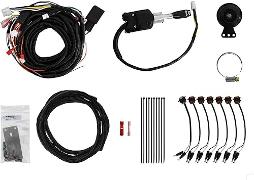SuperATV - Kit de señal de giro para Polaris Ranger XP 570 2015-2016 (cabina PO-FIT)  Crew - Con interruptor de columna de dirección y bocina adjunta