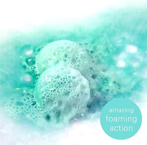 Miniatura 5 de Hallu Bomba de ducha de sirena, aroma cítrico de sal marina, 2.82 oz cada uno, 8 paquetes de 2 (16 en total)