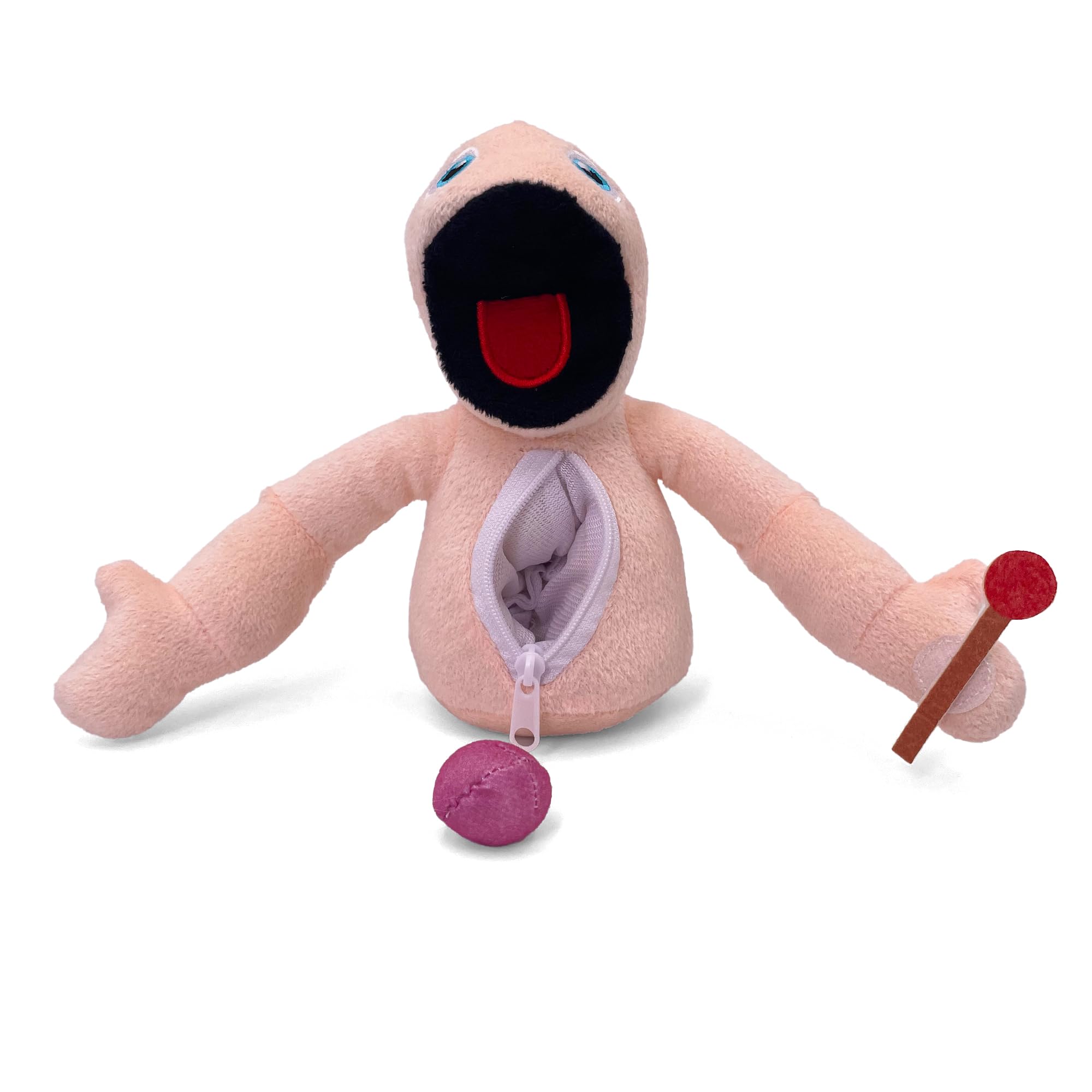 Adenzai Yeeps Plush - 8" Plush Toys, Stuffed Animals, Dolls in Beige Perfect for Kids and Adults, Ideal for Birthdays, Christmas -Cute Halloween Plush