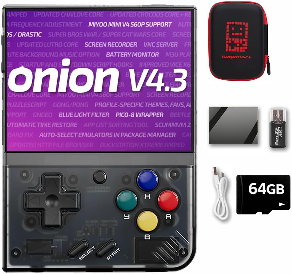 Miyoo Mini Plus OnionOS Retro Handheld...