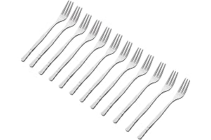 Crab Stainless Steel Forks,Escargot Forks 3 Prong Tasting Appetizer Forks Portable Cocktail...