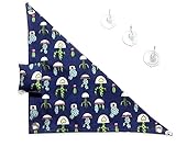Yulaexie Bearded Dragon Hammock Swing Hanging Reptile Bed Lounger with Pillow Hooks & Suction for Lizards, Gecko, Lguana Reptiles (Dark Blue)…