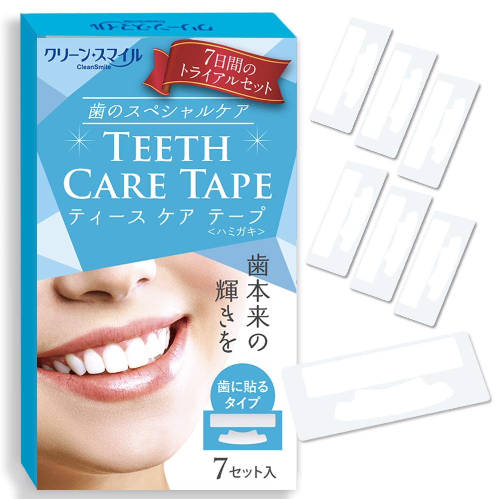 Amazon.co.jp: CleanSmile 歯 濃密 シート ハミガキ テープ 7日分の