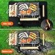 Feuerfeste Unterlage 100 × 150cm, Glasfasersilikon Hitzeschutzmatte, Grillmatte Bodenschutz, Bodenschutzmatte, Funkenschutzplatte, Grillteppich für BBQ Grills Kaminöfen Boden Rasen