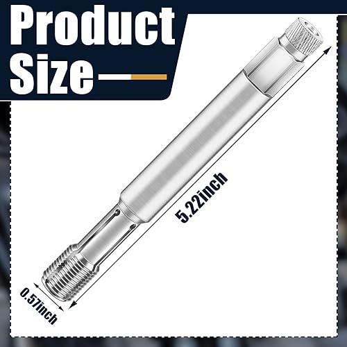 Miniatura 2 de Tallew Herramienta de reparación de roscas de bujía de 0.551 in de acceso limitado M14x1.25, kit de reparación de roscas de bujía, 5.22 x 0.57