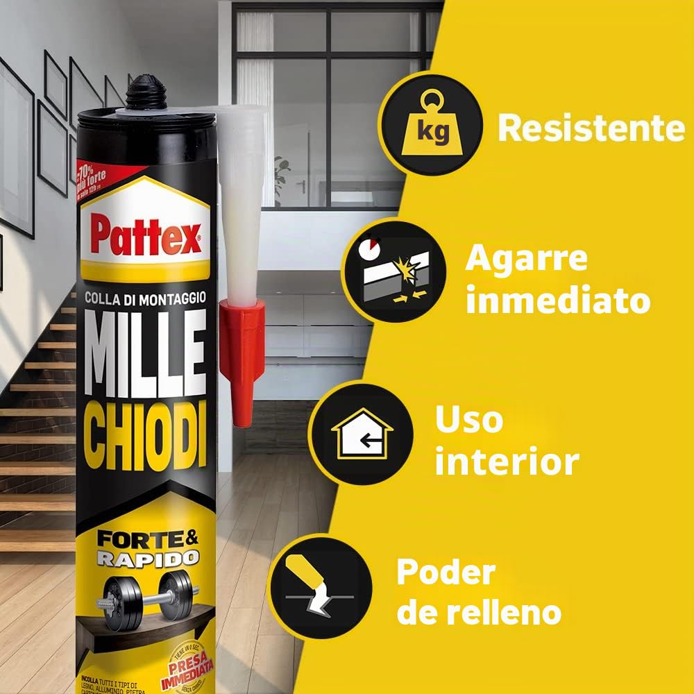 PATTEX Millechiodi Forte&Rapido, Bipack, 400 g