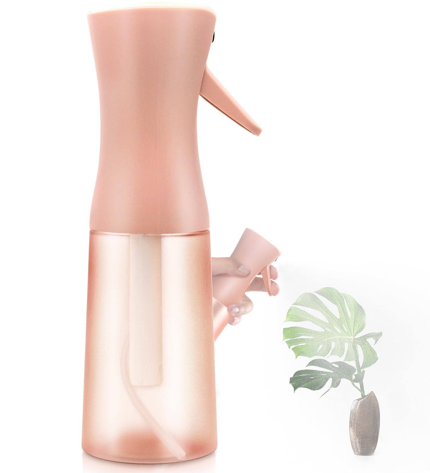 ApidgrowthApidgrowth Spray Bottle,Refillable Hair Spray ContainerUltra Fine Mist Spray Bottle for Hair,Continuous Spray Bottle for Skincare, Plant Care, Pet Grooming, Cleaning and Disinfection