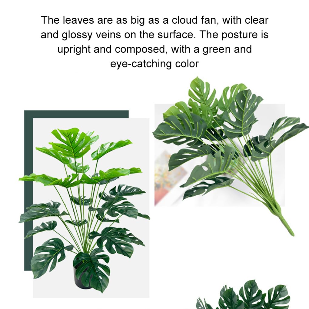 Elegante decorazione da giardino artificiale con foglie,24 capi