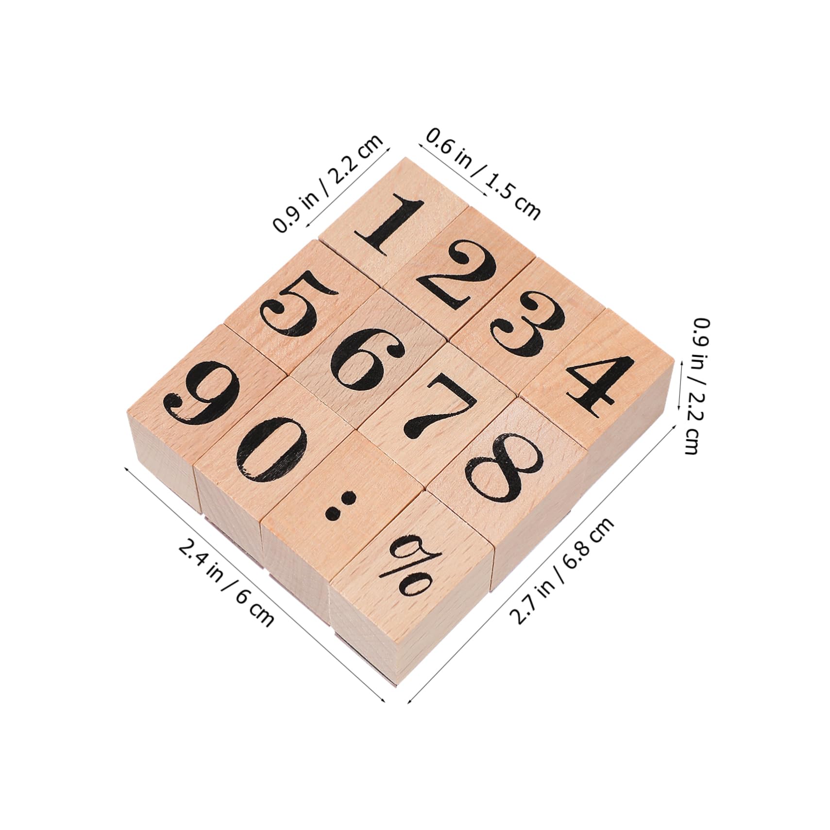 STOBOK 4sätze Holzstempel Set Mit Zahlen Und Mustern Für Scrapbooking Kartenbasteln Und Kreative Projekte Vielseitige Holzstempel Für Persönliche Gestaltung